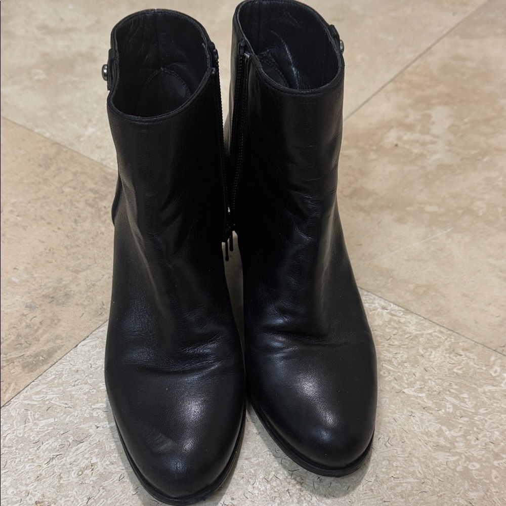 Stuart Weitzman Black Ankle Booties